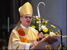 Bispo Bertram Meier celebra missa em 31 de janeiro de 2021