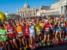 Participantes da "Corsa dei Santi"