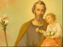 São José e o Menino Jesus