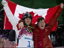 Alex e Frederic Bilodeau.