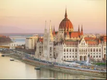 O prédio do Parlamento húngaro em Budapeste