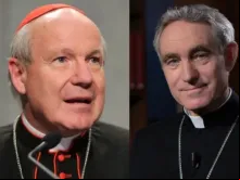 Imagem: Christoph Schönborn e Georg Gänswein - Crédito: Daniel Ibañez