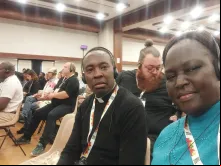 Pe. Cosmas Mwova em reunião do comitê preparatório da JMJ Lisboa 2023 em Portugal no ano ado. - Crédito da foto: Pe. Cosmas Mwova