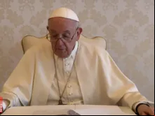 Papa Francisco faz mensagem de vídeo aos participantes do Congresso Interuniversitário “Laudato Si”. Captura de tela