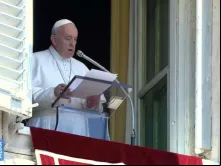 Papa Francisco na oração do Ângelus.