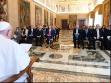 Papa Francisco em audiência com os participantes do curso "Diálogos de Minerva"