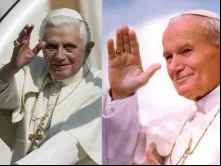 Papa Bento XVI e Beato Papa João Paulo II