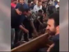 Captura de imagem do vídeo viral que circula nas redes sociais